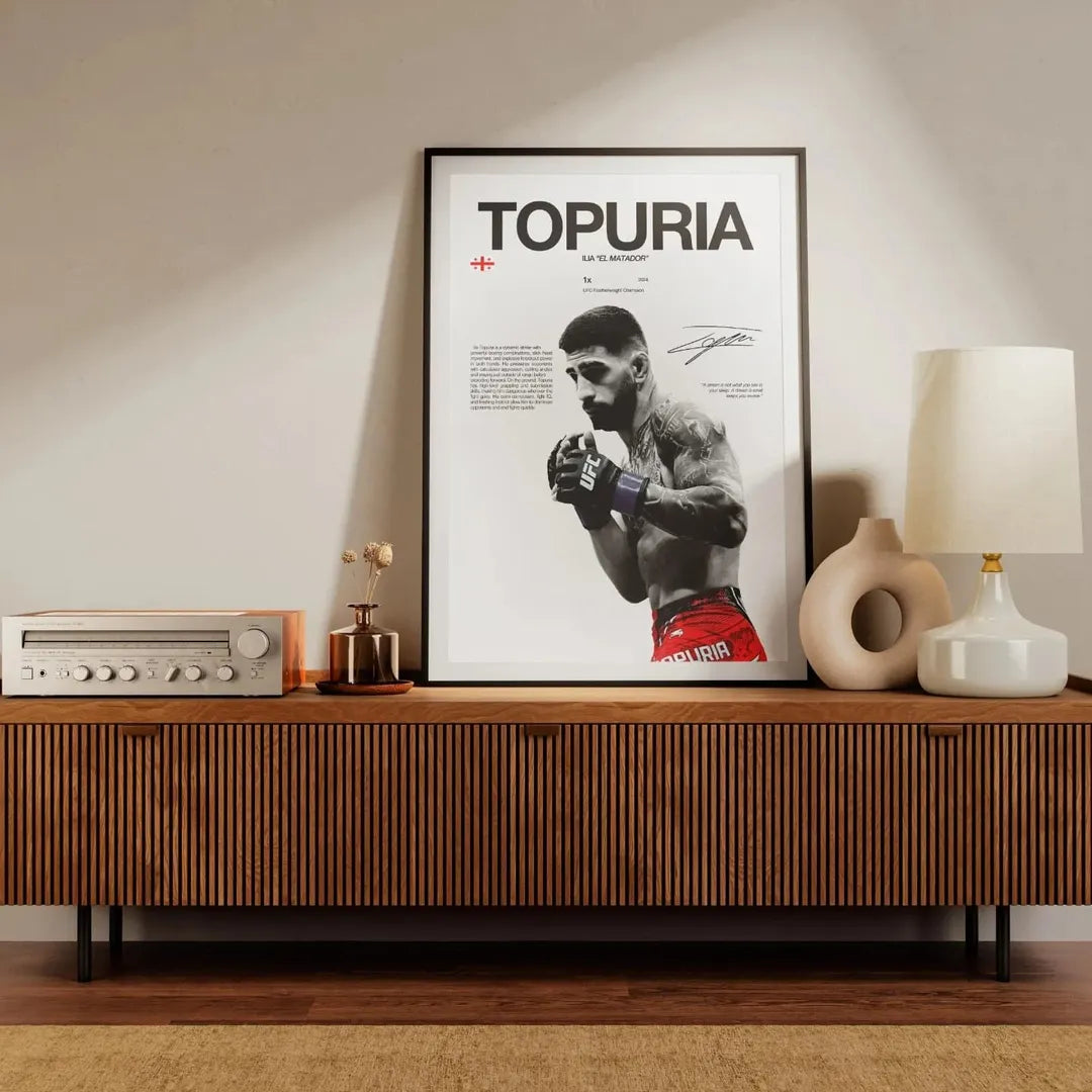 Póster Ilia Topuria — El Matador