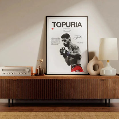 Póster Ilia Topuria — El Matador