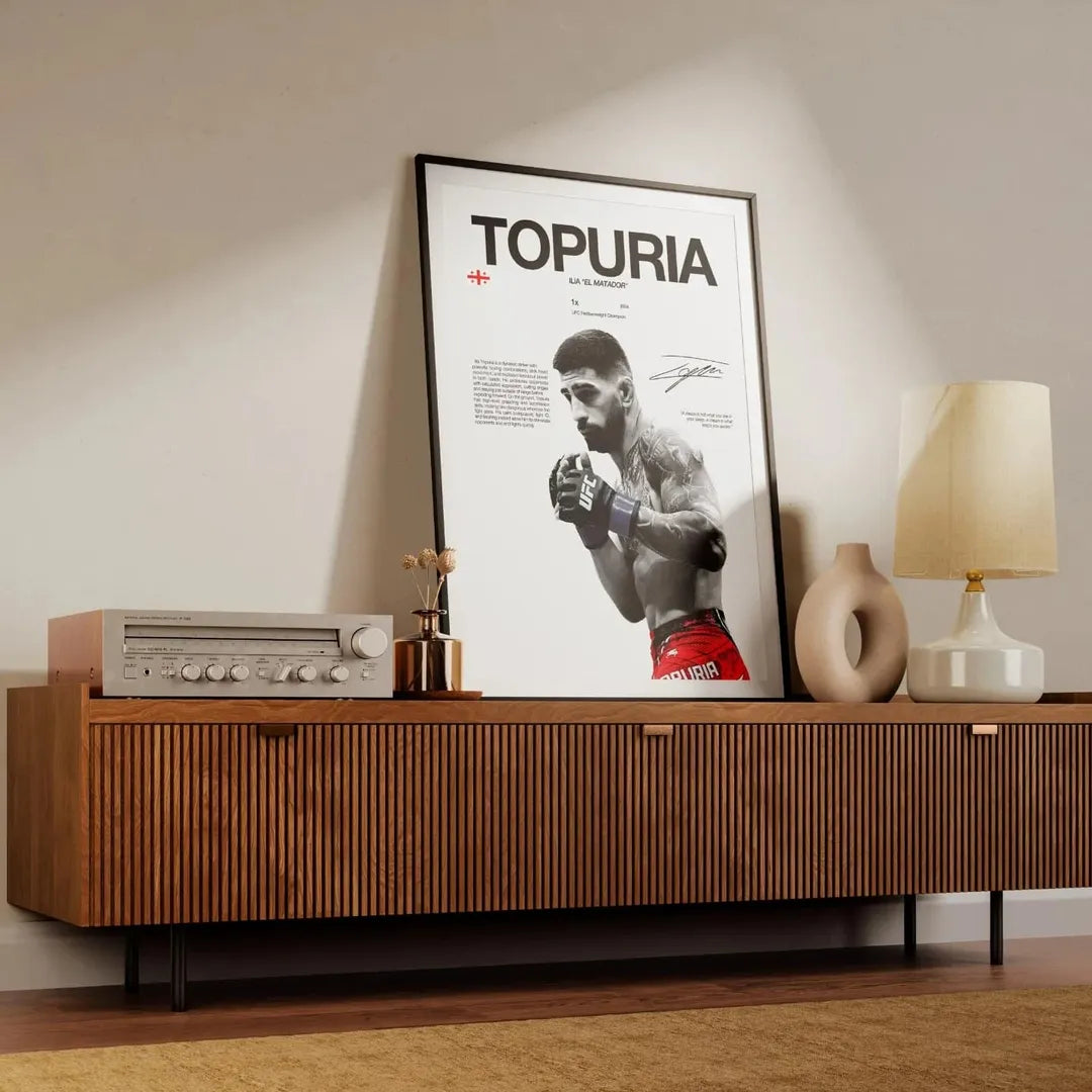 Póster Ilia Topuria — El Matador