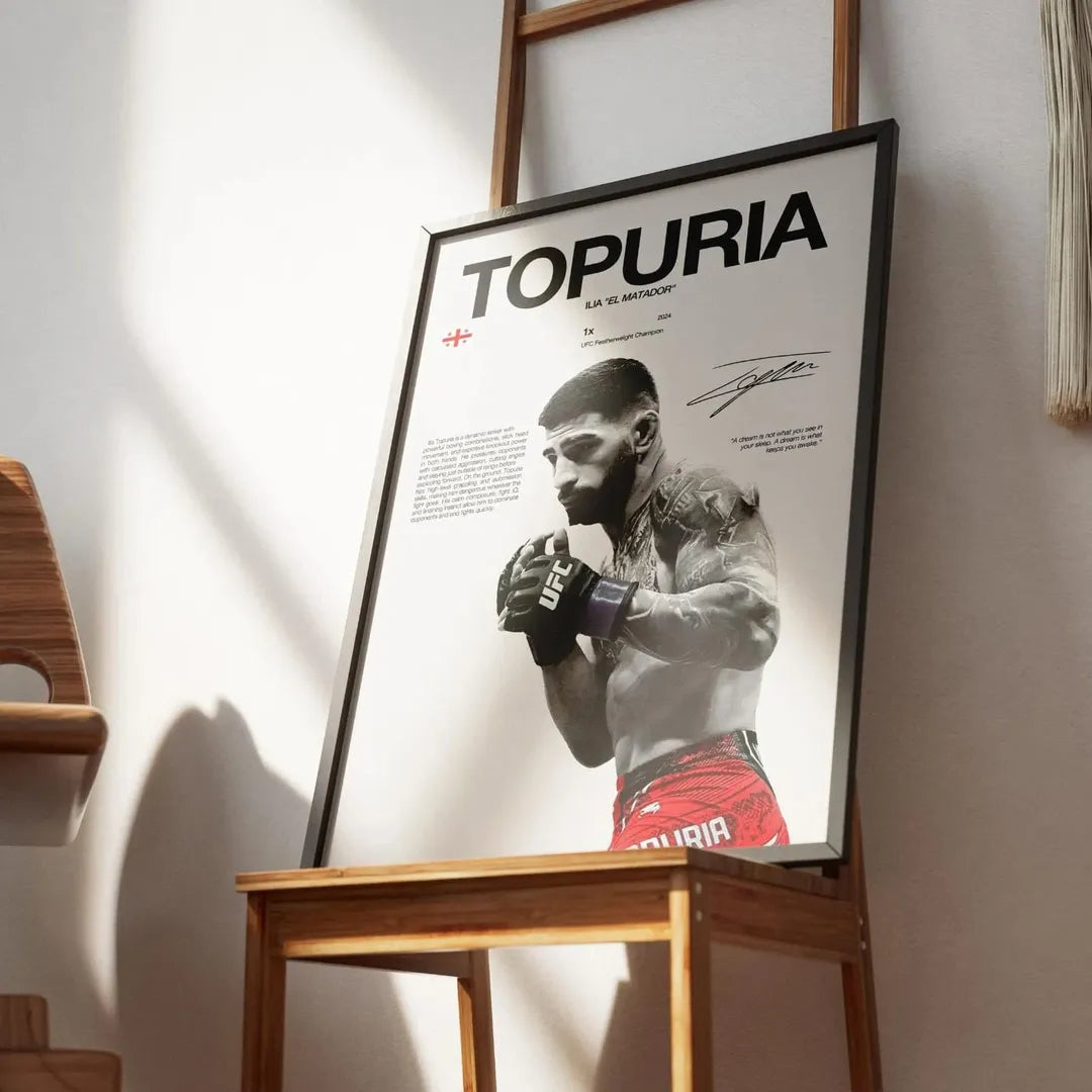 Póster Ilia Topuria — El Matador