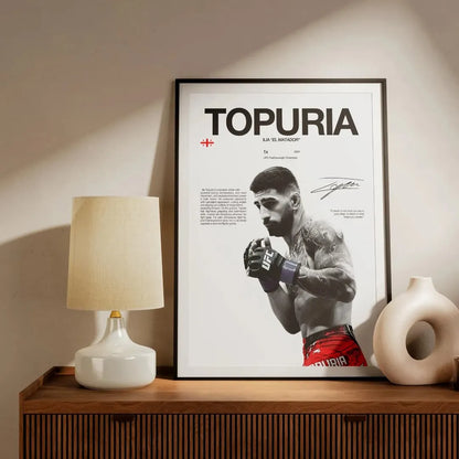 Póster Ilia Topuria — El Matador