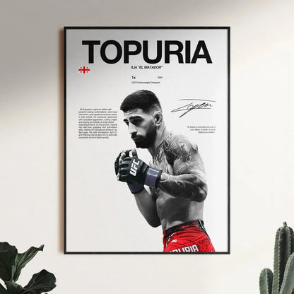 Póster Ilia Topuria — El Matador